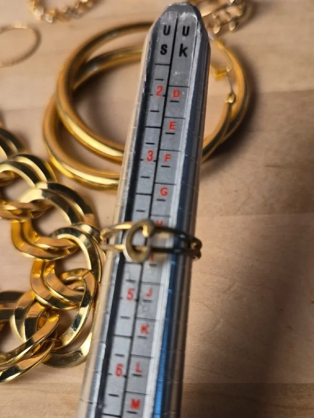 Goldtone Lot Of Chain, Bracelet, And Rings